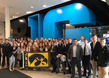 Students on 2021 Big Ten Field Trip