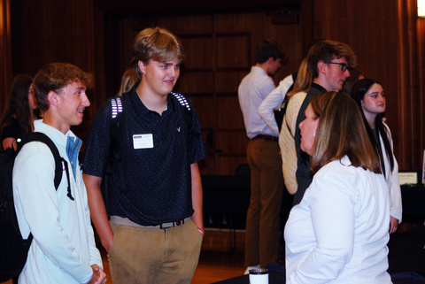 Students at Symposium