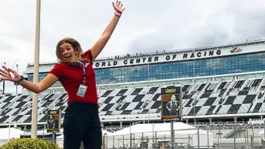 Hannah Conlisk, Guest Services Intern at Daytona International Speedway.