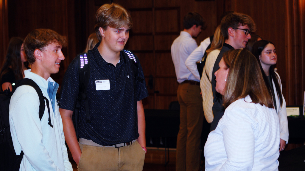 Students at Symposium