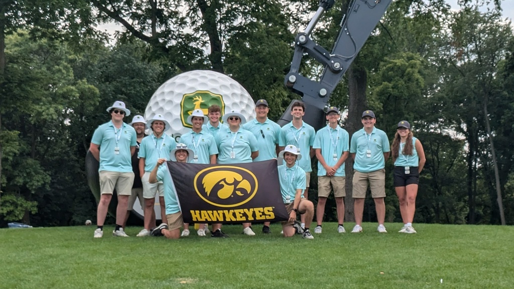 Golf practicum students